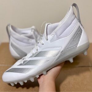 Adidas Adizero Impact.2 Football Cleats Men’s Size 11 IF9347 White Silver New